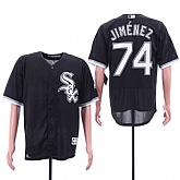 White Sox 74 Eloy Jimenez Black Cool Base Jersey,baseball caps,new era cap wholesale,wholesale hats
